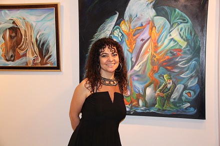 Perihan Koca’nın Resim Sergisi Gürcü Sanatevi’nde Açıldı