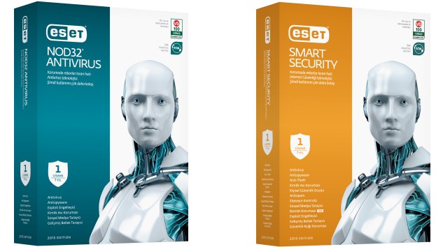 ESET NOD32 Antivirus 8 ve ESET Smart Security 8 Kullanıma Hazır