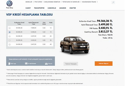 Volkswagen Ticari Araç’ın Web Sitesi Yenilendi