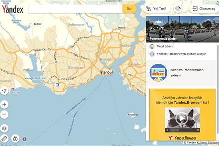 Yenilenen Yandex.Haritalar Sanal Gezginleri Bekliyor