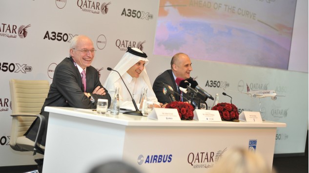 Qatar Airways Filosuna A350 XWB’yi Kattı