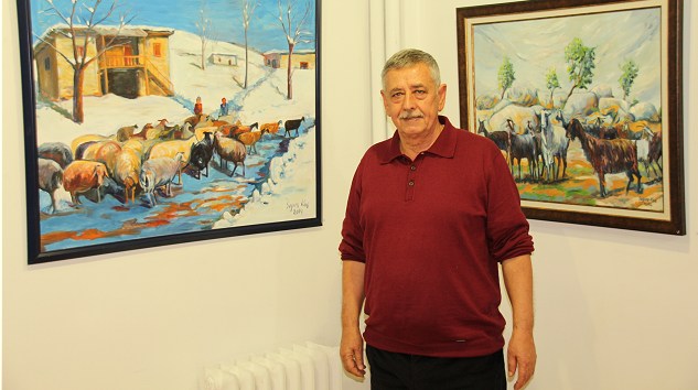 Sayım Koç Resimlerini Niş Art Gallery’de Sergiliyor