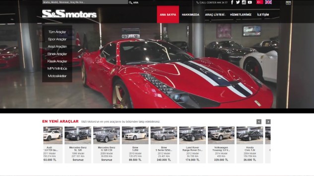 S&S Motors, Web Sitesini Yeniledi