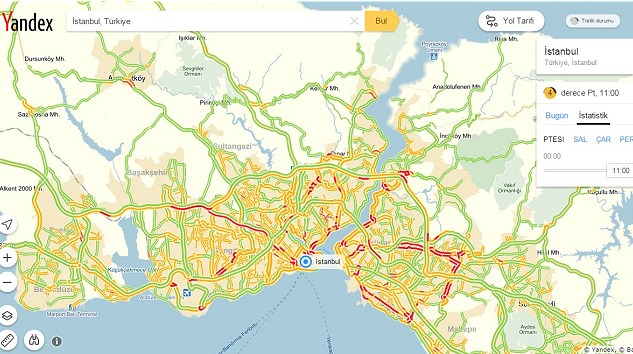 2014’te Fazladan Kaç Saat Trafikte Geçirdik?