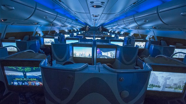 A380 Uçuşunda “Uçaklar Çağında Yaşamak” Filminin İlk Gösterimi