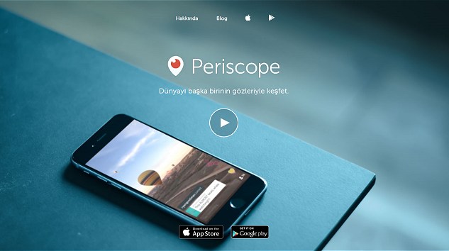 Periscope Türkçe Oldu