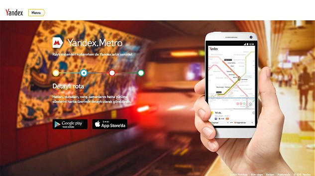 Metrobüs, Metro ve Tüm Raylı Sistemler İçin: Yandex.Metro