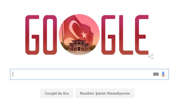 29 Ekim Cumhuriyet Bayramı İçin Özel Doodle!