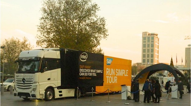 SAP Teknoloji TIR’ı İstanbul’da