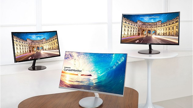 Samsung Kavisli Monitör Serisini Tanıttı