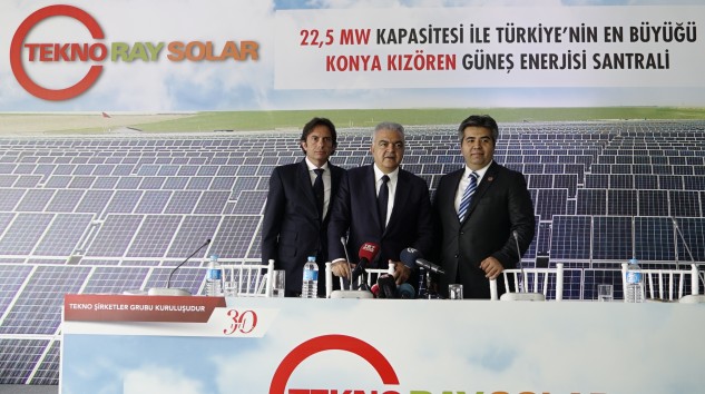 Konya Kızören Güneş Enerjisi Santrali Açıldı