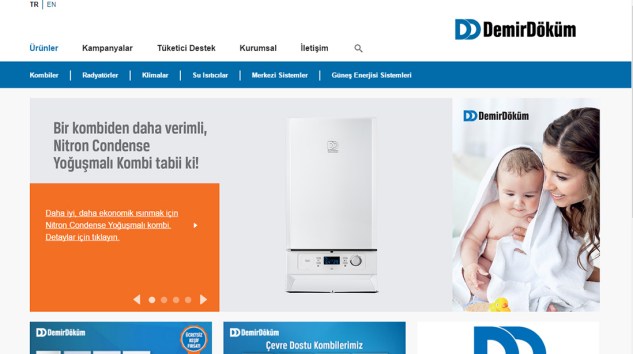 DemirDöküm, 200 Yetkili Servisinin Web Sitelerini Yeniledi