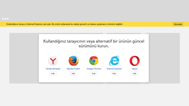 Yandex,  Tarayıcı Güncelleme Sihirbazını Kullanıma Sundu