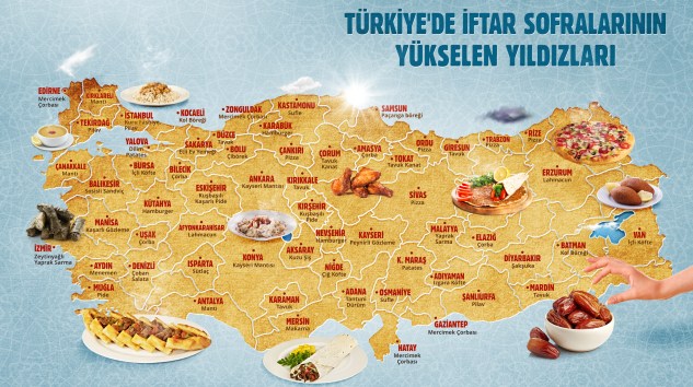 Türkiye İftar Lezzetleri Haritası’ndan İlginç Sonuçlar Çıktı
