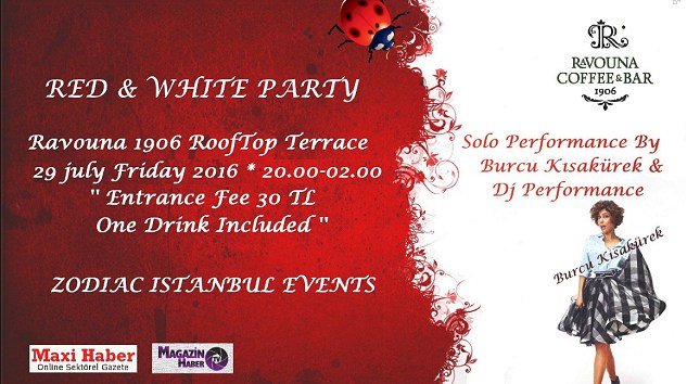 “Red & White Party” 29 Temmuz’da Eğlenceseverleri Bekliyor