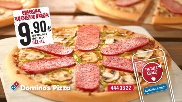 Sucukseverlere Yeni Bir Lezzet: Mangal Sucuklu Pizza