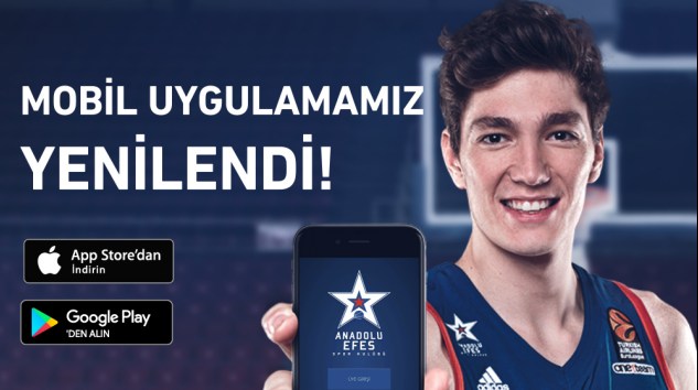 Anadolu Efes Spor Kulübü Mobil Uygulaması Yenilendi