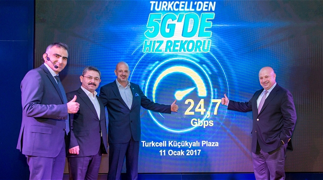 Turkcell 5G Testinde 24,7 Gbps Hıza Ulaştı