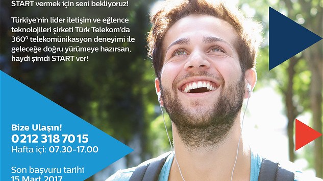 “Türk Telekom START” Gençlere Kariyer Fırsatı Sunuyor