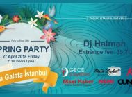 Spring Party, Eğlenceseverleri Galata Nola’da Buluşturuyor